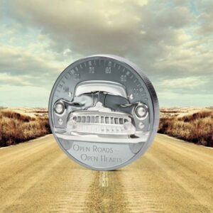 Open Roads - Open Hearts Black Proof Silver Coin