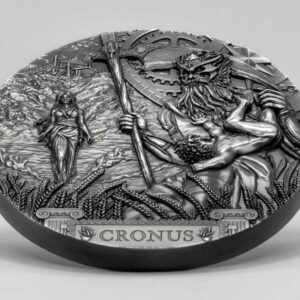 Titan Cronus Ultra High Relief Silver Coin