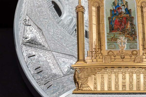 2020 Armenia 1 Kilogram Mother Cathedral of Holy Etchmiadzin High Relief Silver Proof Coin