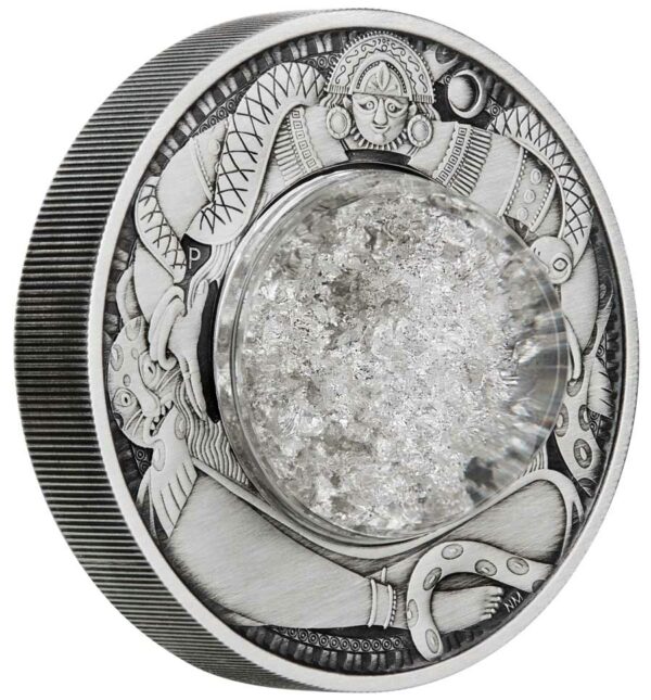 2021 Tuvalu 2 Ounce Tears of the Moon Silver Coin