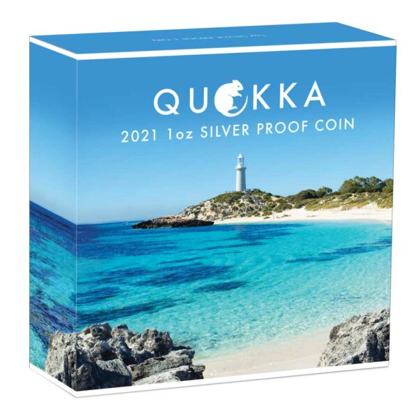 2021 Australia 1 Ounce Quokka Color Silver Proof Coin