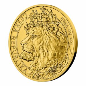 2021 Niue 1 Ounce Czech Lion BU Gold Coin