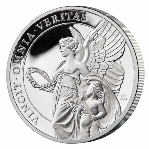 2021 St. Helena 1 Ounce Queens Virtues Truth Silver Proof Coin