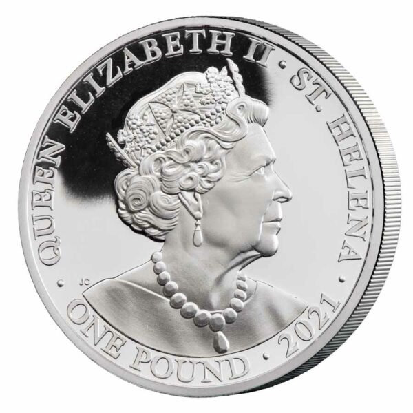 2021 St. Helena Queens Virtues Truth Silver Coin