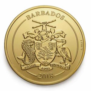 2018 Barbados 2 Ounce Spirit Coins - Rum Gold Coin