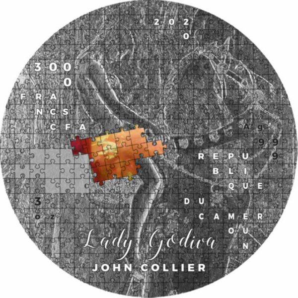 So Puzzle Art John Collier - Lady Godiva Silver Coin
