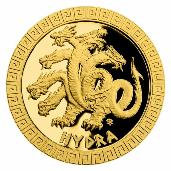 2021 Niue 3 Gram Mythical Creatures Hydra Gold Proof Coin