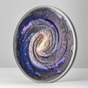 Milky Way - Space the Final Frontier Black Proof Silver Coin