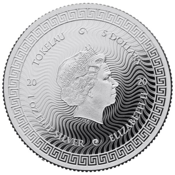 2021 ICON Mona Lisa Optical Illusion Proof Like Silver Coin