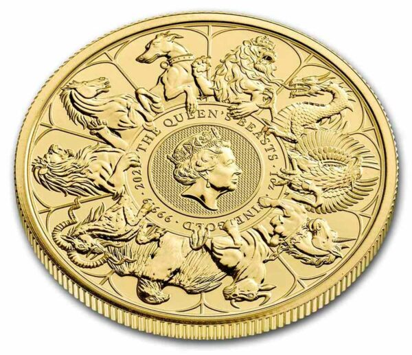 2021 Queen's Beasts Completer BU Gold Coin