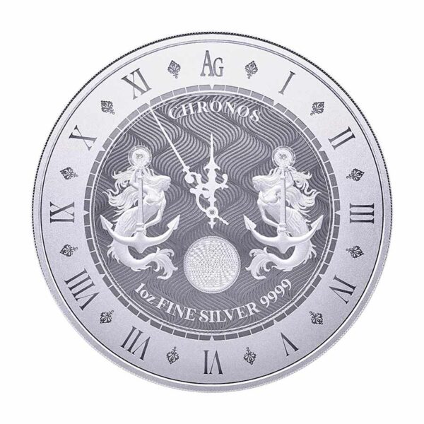 2021 Tokelau 1 Ounce Chronos .999 BU Silver Coin