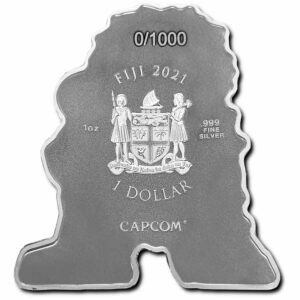 2021 Fiji CAPCOM Street Fighters Ryu 1 oz Silver Proof Coin