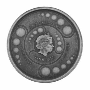 2021 1 Ounce Ghana Alien Antique Silver Coin