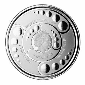 2021 Ghana 1 Ounce Alien Silver Coin