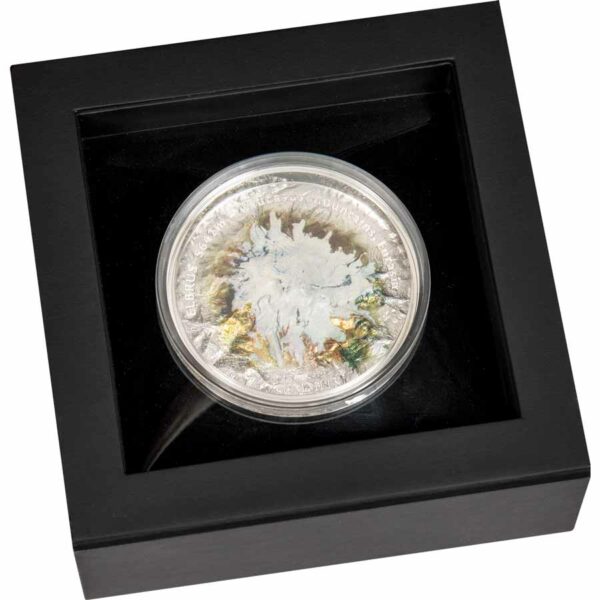 2021 Elbrus - 7 Summits Color Ultra High Relief Silver Coin