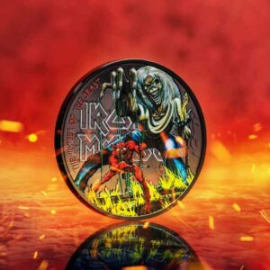 2022 Iron Maiden - Number of the Beast Color Silver Coin