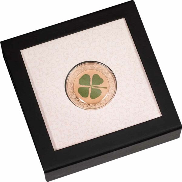 2022 Ounce of Luck Genuine Clover Gilded Silver Coin