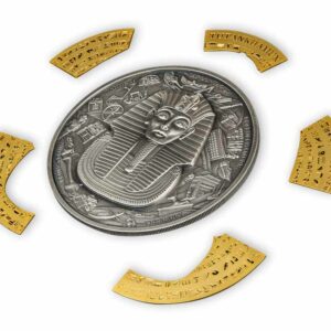 2022 Djibouti 500 Gram Tutankhamun Puzzle Silver Coin