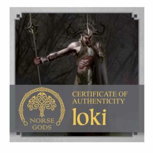 2022 Cook Islands Norse Gods "Loki" High Relief Gold Plated Antique Finish Silver Coin