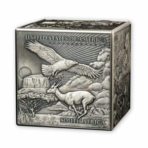 Most Famous Silver Bullion 3D Cube Silver Coin