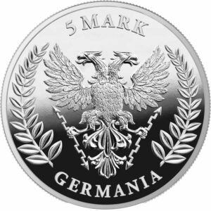 2021 Germania 1 Ounce Lady Germania Silver Proof Round