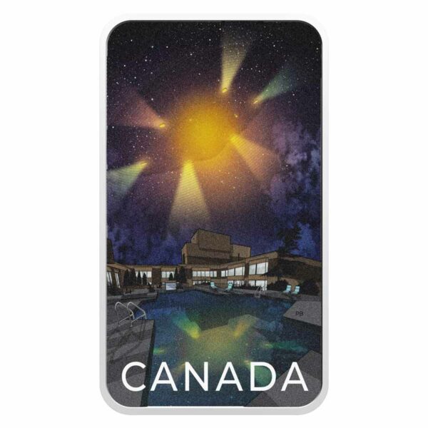2021 Canada 1 Ounce Unexplained Phenomena Montreal Incident UV Silver Proof Coin