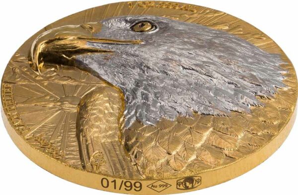 2021 Ivory Coast 1 Ounce De Greef Edition Signature Eagle Gold Proof Coin