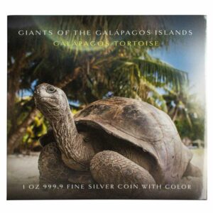 2021 Galapagos Islands Giant Turtle Silver Coin
