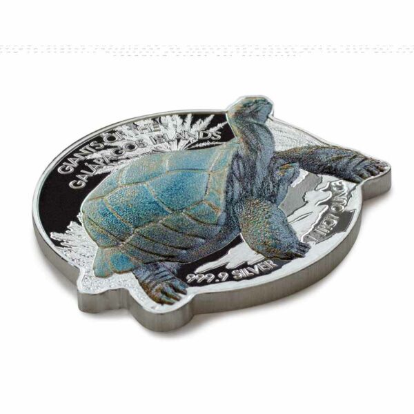 2021 Solomon Islands Giants of the Galapagos Tortoise Silver Coin