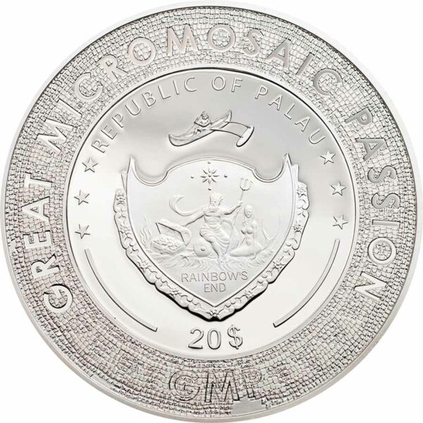 2021 Palau 3 Ounce Lempicka's Young Girl in Green Silver Coin