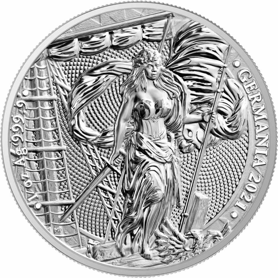 2021 Lady Germania Silver Coin
