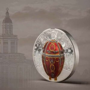 2022 Faberge Rosebud Egg Silver Proof Coin