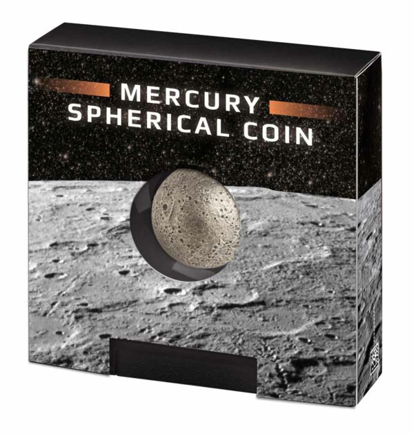 2022 Mercury Spherical Antique Finish Silver Coin