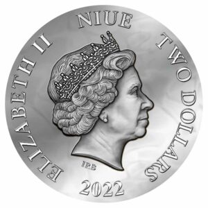 2022 Niue 50 Gram Dark Beauties Solstice High Relief Silver Coin