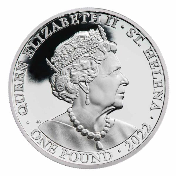 2022 St. Helena 1 Ounce Charity - Queens Virtues Silver Proof Coin