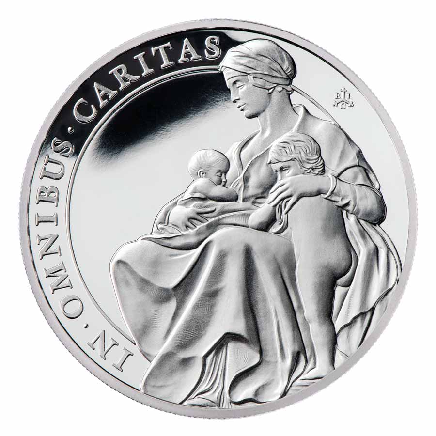 2022 St. Helena 1 Ounce Queens Virtues Charity Silver Proof Coin