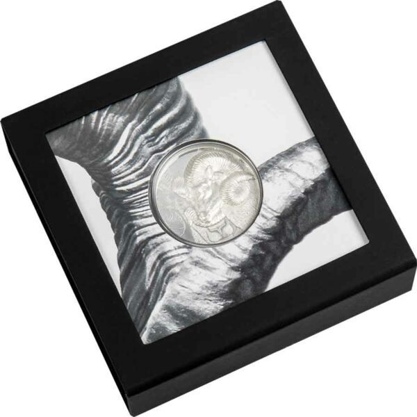 2022 Magnificent Argali 1 oz Ultra High Relief Silver Proof Coin