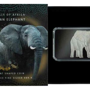 2021 Animals of Africa Elephant Silver Coin