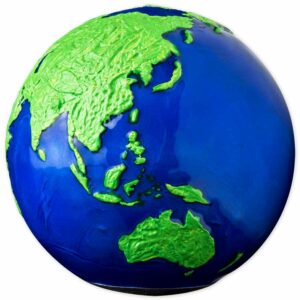 2022 Blue Marble Green Planet Earth 3 oz Silver Coin