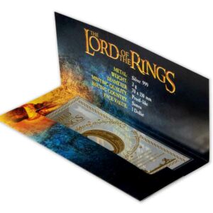 Lord of the Rings 3 Gram Silver Bank Note
