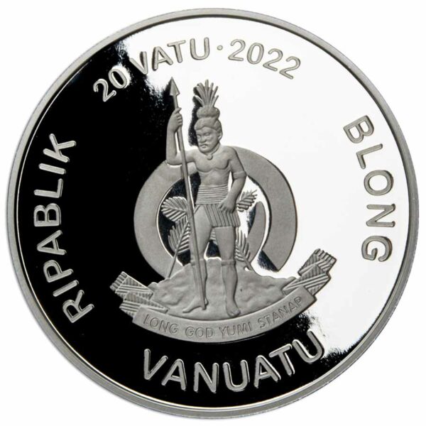 2022 Vanuatu 1 oz Save our Earth Carbon Neutral Silver Proof Coin