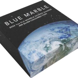 Blue Marble 1 oz Domed Color Silver Proof Coin