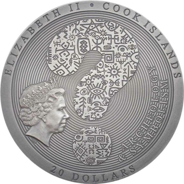 2022 Cook Islands 3 Ounce Tutankhamun's Tomb 1922 High Relief Silver Coin