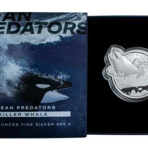 2022 Ocean Predators - Killer Whale Silver Coin PAMP