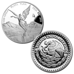 2021 5 Coin Silver Libertad Proof Coin Set