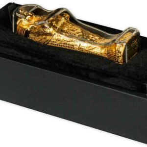 2022 Tutankhamun's Sarcophagus 5 oz Gold Plated Silver Coin