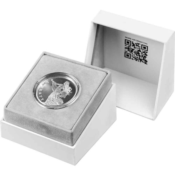 2022 UCS Liberty 1,000 Satoshi Bitcoin 1 oz Silver Proof Coin