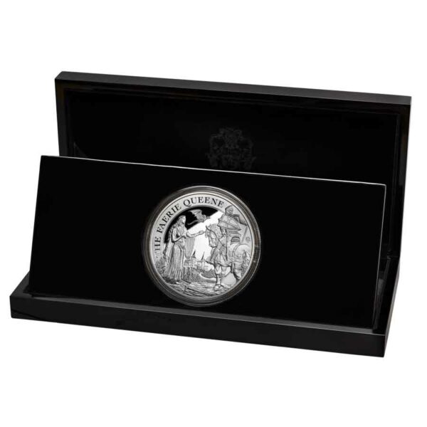 2022 St. Helena Faerie Queene Una & Redcrosse 1 kg Silver Proof Coin