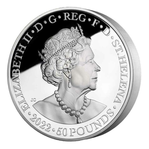2022 St. Helena 1 kg Faerie Queene Una & Redcrosse Silver Proof Coin
