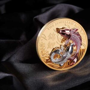Jewelled Koi Gold Proof Coin